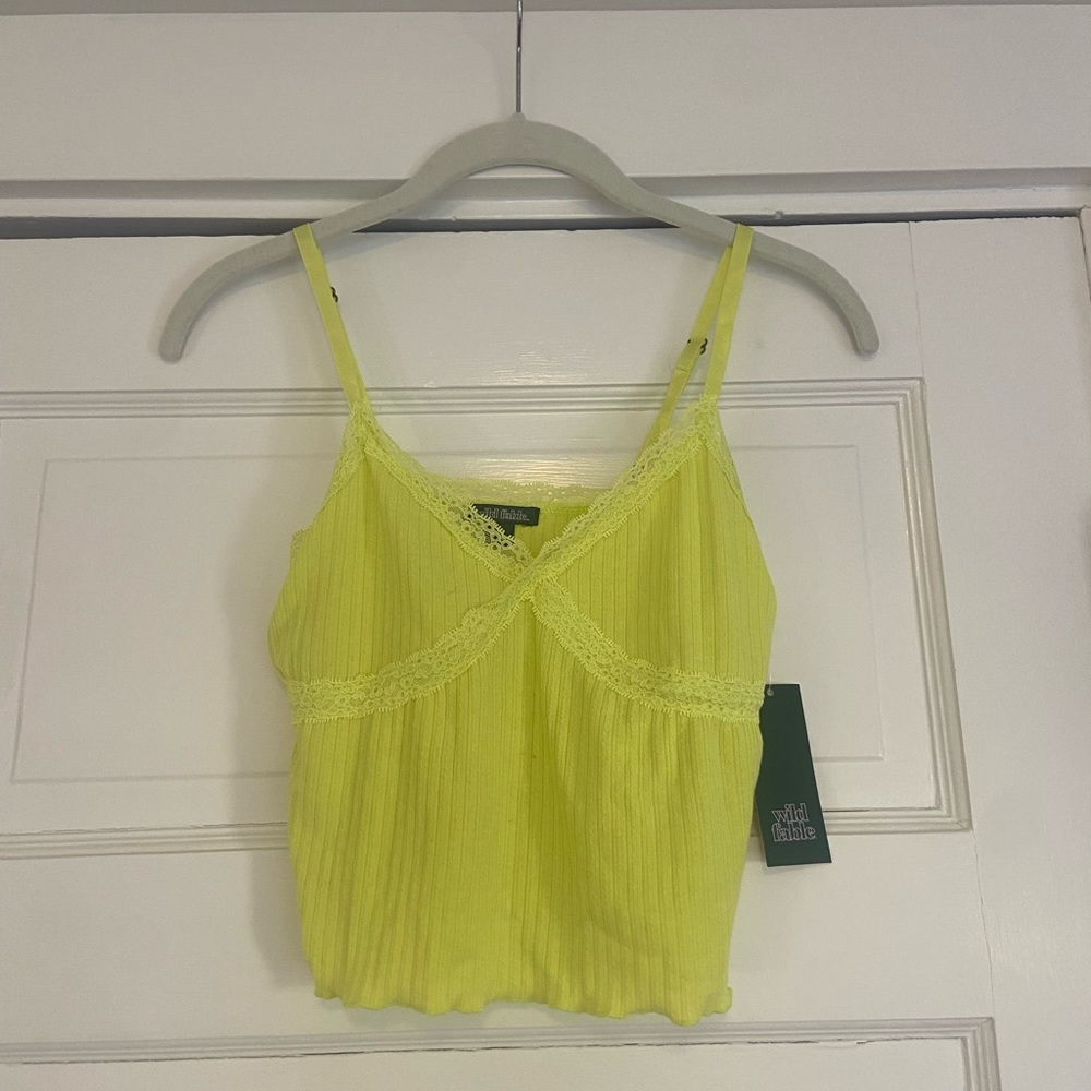 never worn neon top